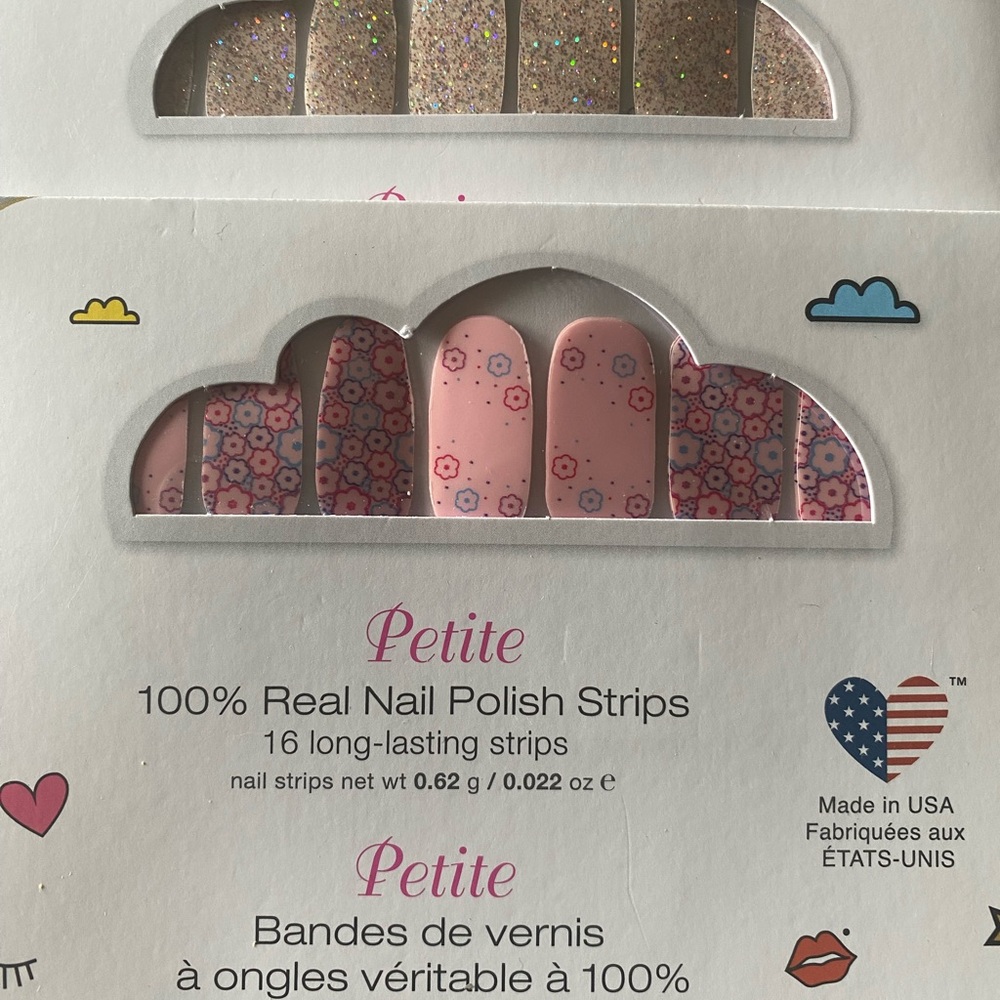 Color Street Petite nail strips. Set of 2.